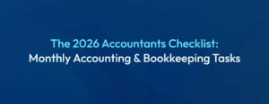 2026 accountants checklist for bookkeeping tasks