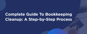 Bookkeeping Cleanup