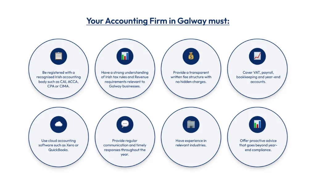 Eight key criteria for choosing a Galway accounting firm