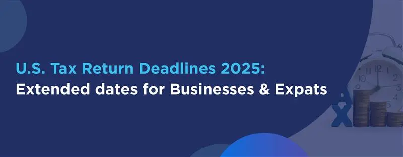 U.S. Tax Deadlines