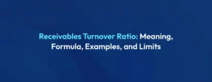 Account Receivables Turnover Ratio