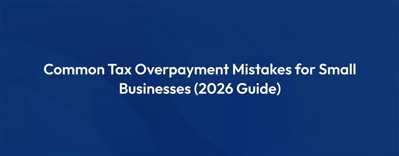 Common Tax Overpayment Mistakes for Small Businesses